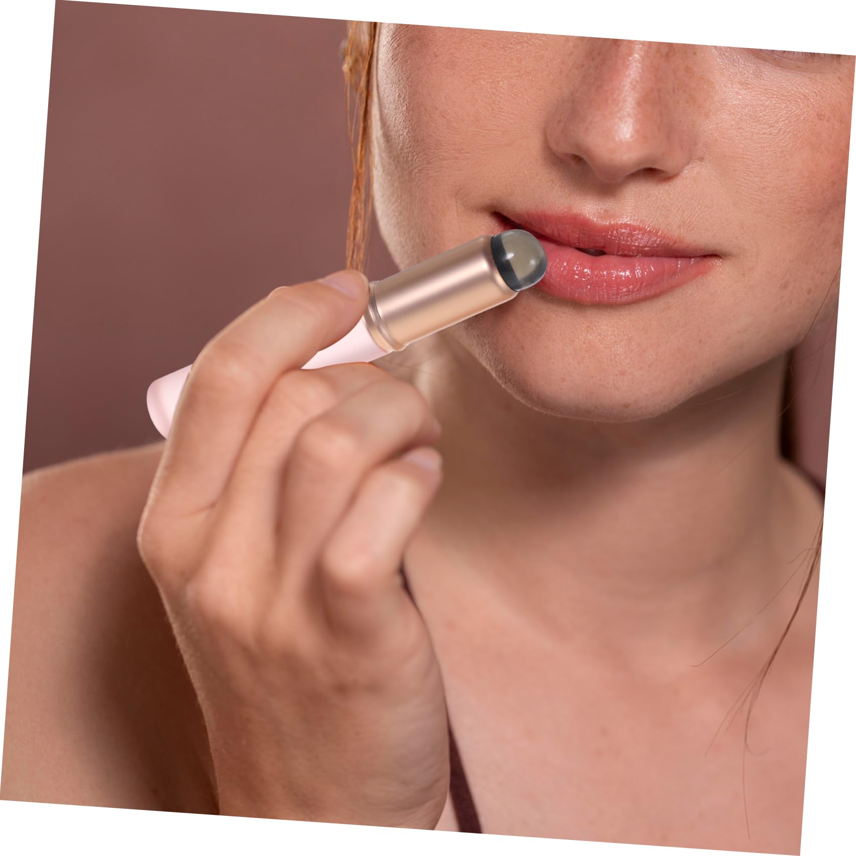 IWOWHERO 2pcs Lip Applicators Portable Lipstick Brush for Women Makeup Tools Lip Gloss Makeup Applicator Wands