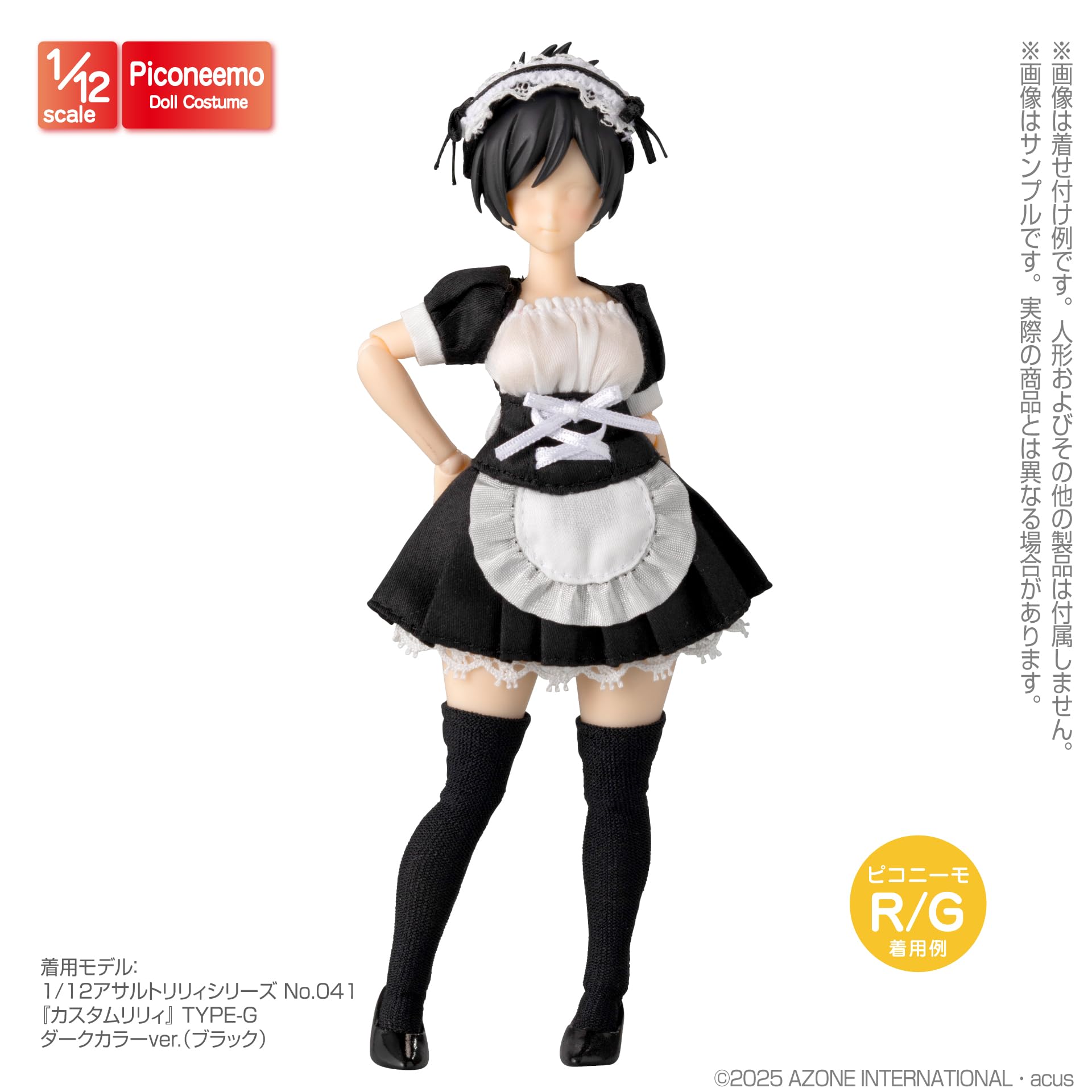 特製e-amusement pass BisCo メイド衣装Ver. Midnight Maid Full Set