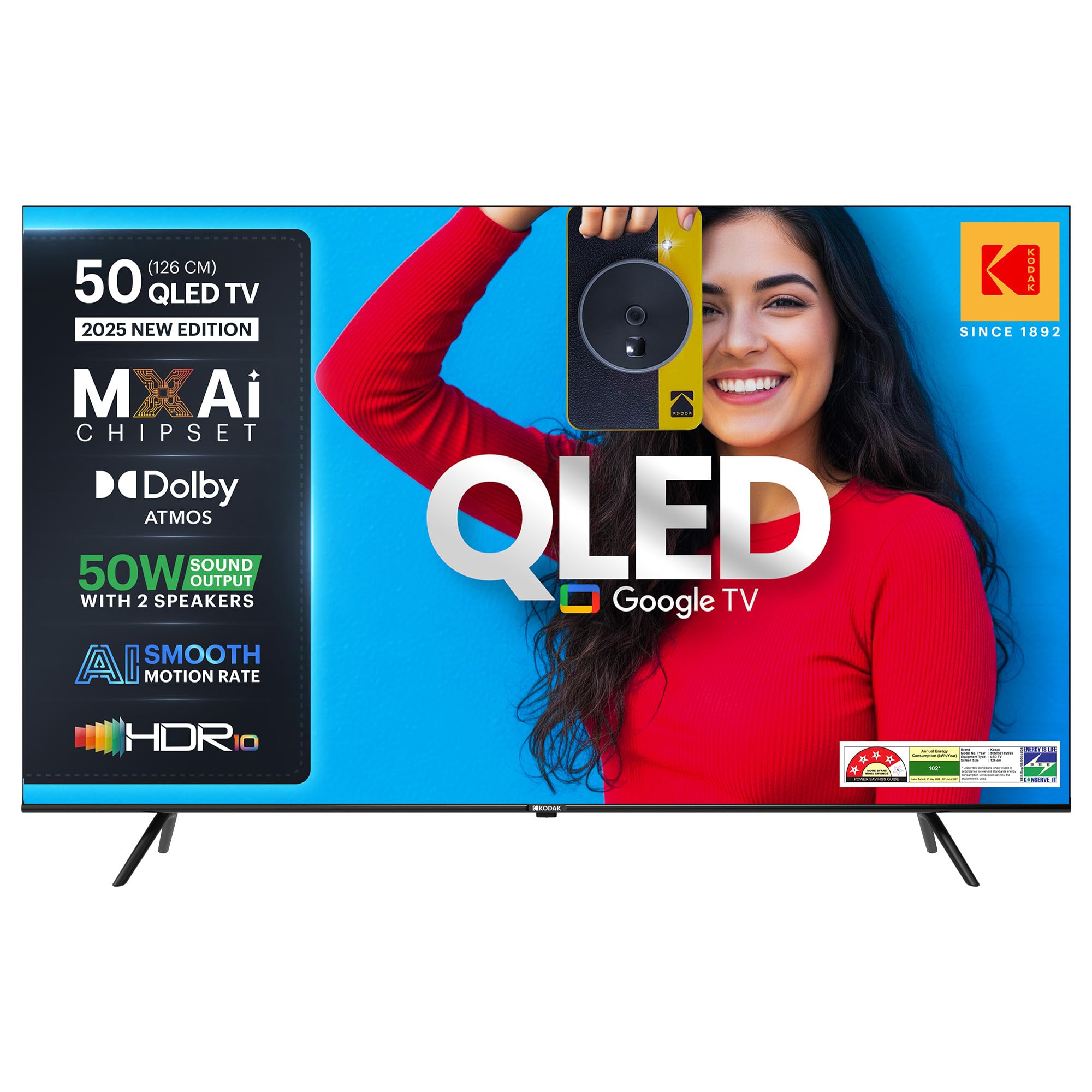 Kodak 126 cm (50 inches) Matrix Series UHD 4K QLED Google TV 50ST5015-picture-26