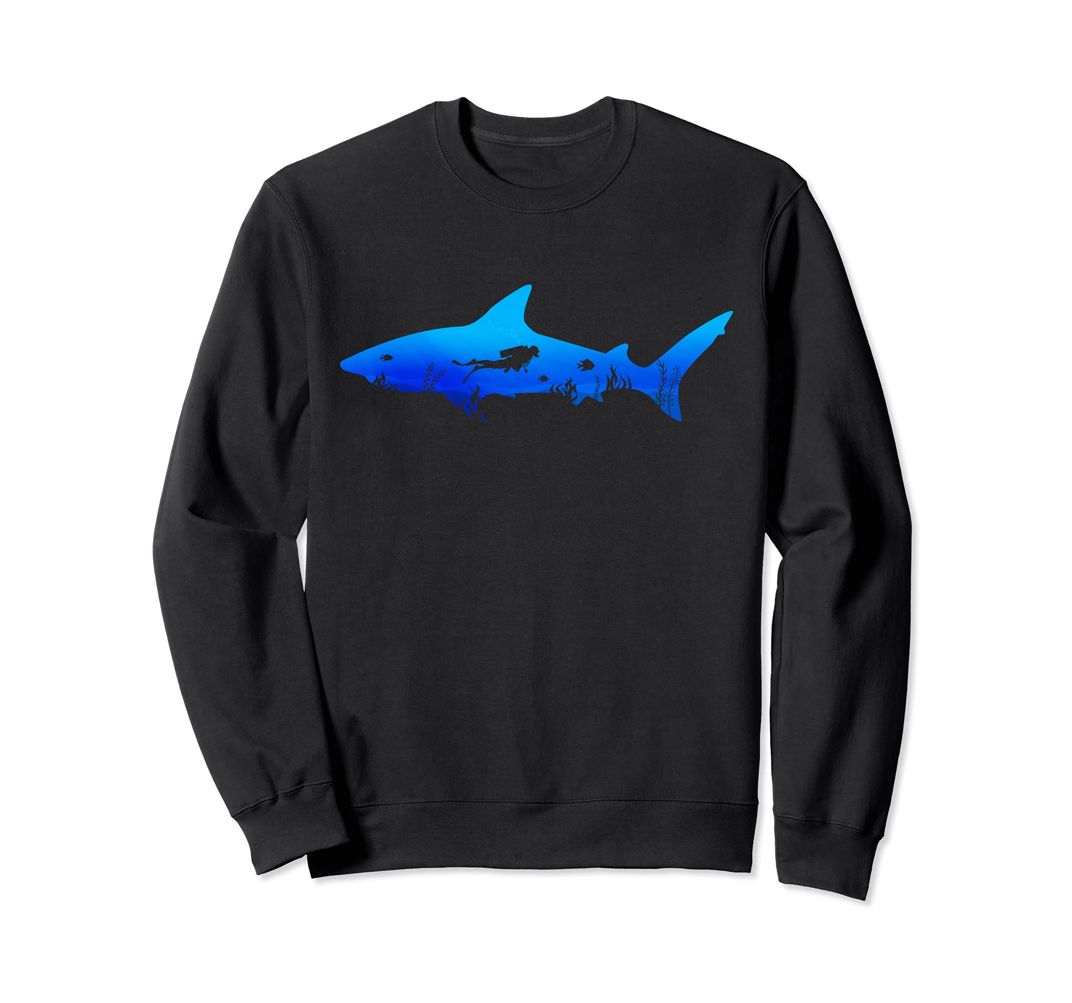 Scuba Diving Gear Diver Sea Marine Dive Master Sweatshirt, Black
