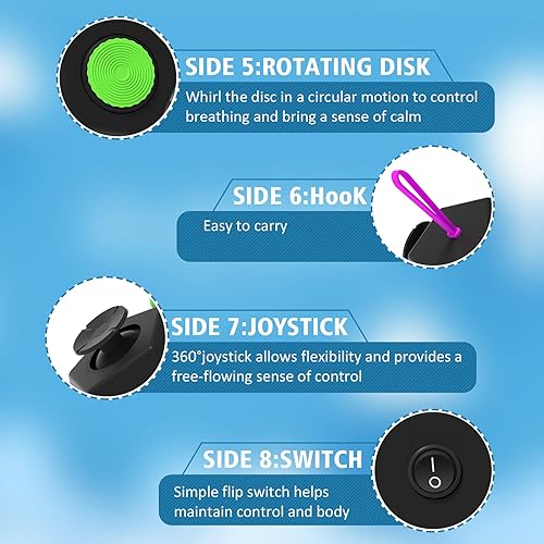 Miniatura 4 de Fidget Dodecagon – 12 Fidget lateral Toy Cube – Alivia El Estrés Y La Ansiedad anti la depresión cubeta para niños y adultos con hiperactividades