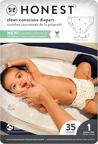 Miniatura 2 de The Honest Company Pañales, Talla 1, JOVEN EN CORAZÓN, Multi