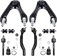 Vista 127 de Detroit Axle - Kit de suspensión delantera RWD de 10 piezas para Chevy GMC Silverado Sierra 1500 1999-2006, 2 brazos de control superior, 2 rótulas