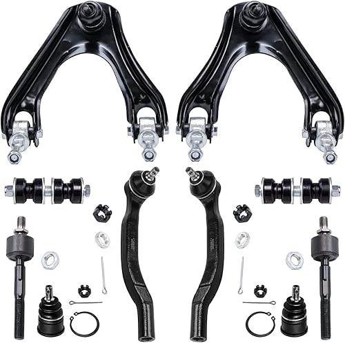 Miniatura 216 de Detroit Axle - Kit de suspensión frontal de 10 piezas para Ford Ranger Mazda B2300 B2500 B3000 B4000, 2 brazos de control superiores, 2 rótulas