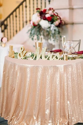 Vista 63 de ShiDianYi Mantel redondo de 90 pulgadas, mantel de lentejuelas color fucsia con purpurina para tarta, postre brillante, para fiesta de cumpleaños