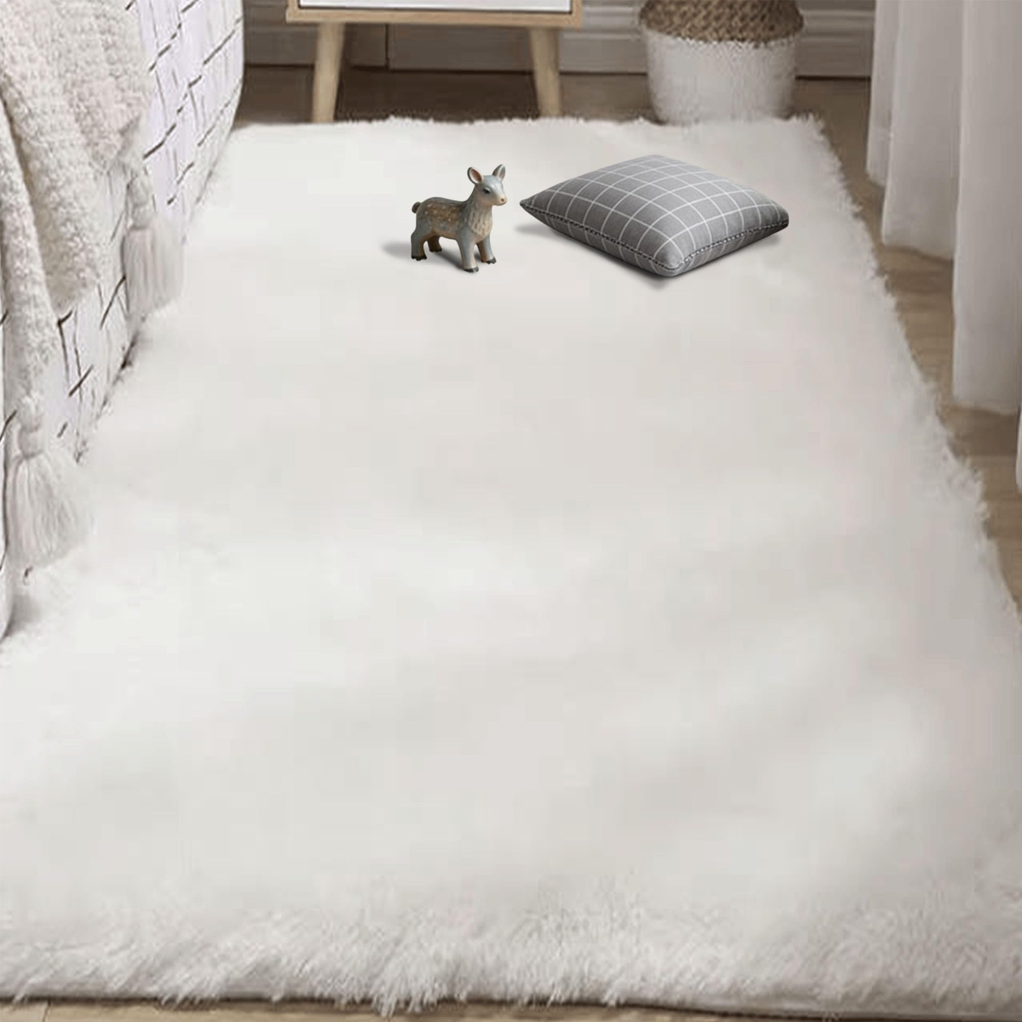 Tapis de salon 290 x 380 cm compatible chauffage au sol et tapis lavable moelleux