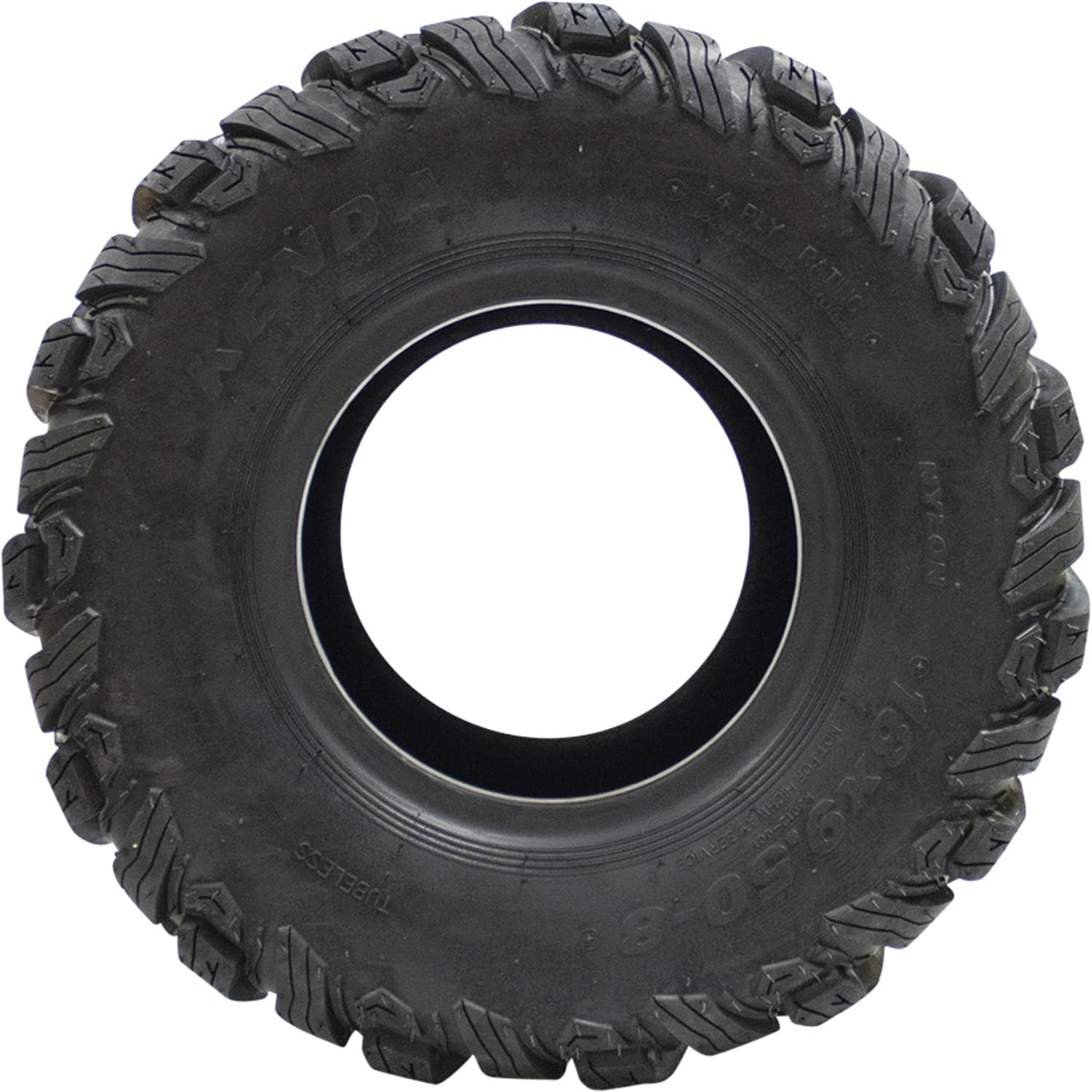 Rareelectrical Oem Grade Turf Tire Compatible With Toro Timecutter Bad Boy Mz Magnum Walker Zero Turn Mower 4-Ply Tubeless Self Cleaning Lugs Siped Tread 22 Psi 8In Rim Kenda K3012 18X9.50-8 Reaper