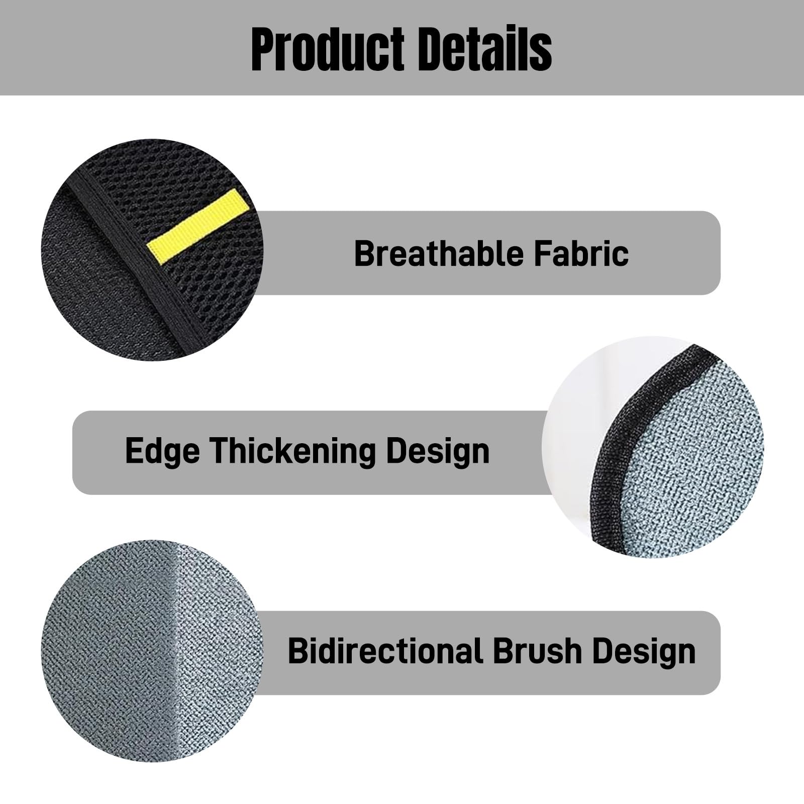 AzureRay Lot de 2 Gant de Toilettage Électrostatique, Épilateur Chien et Brosse pour Chat - Gant Anti Poils Animaux et Brosse Chat pour Lavage, Épilation et Nettoyage des Tapis et Canapés