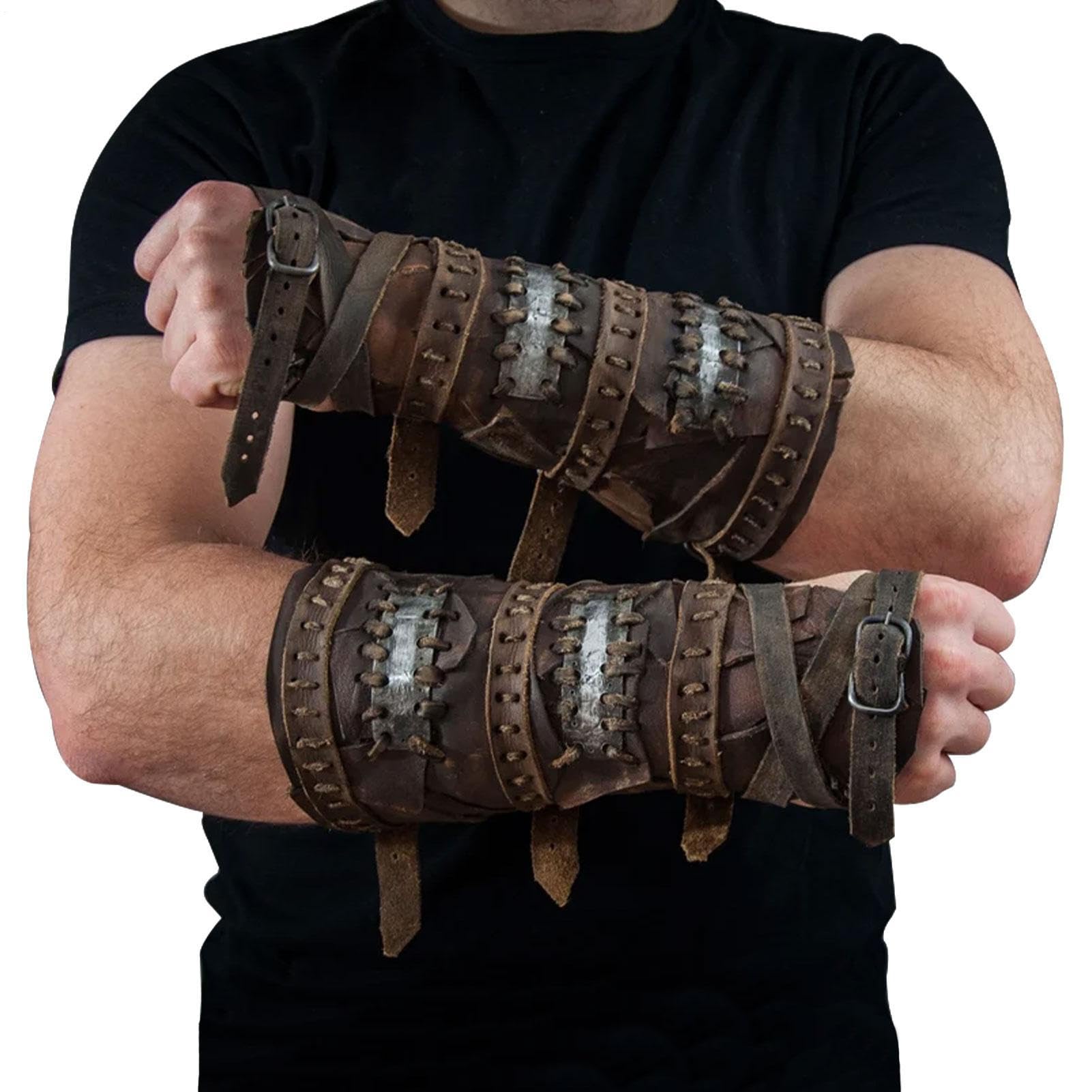 Genérico Cosplay Guardie Braccio,Bracciali Steampunk retrò Guantelletto