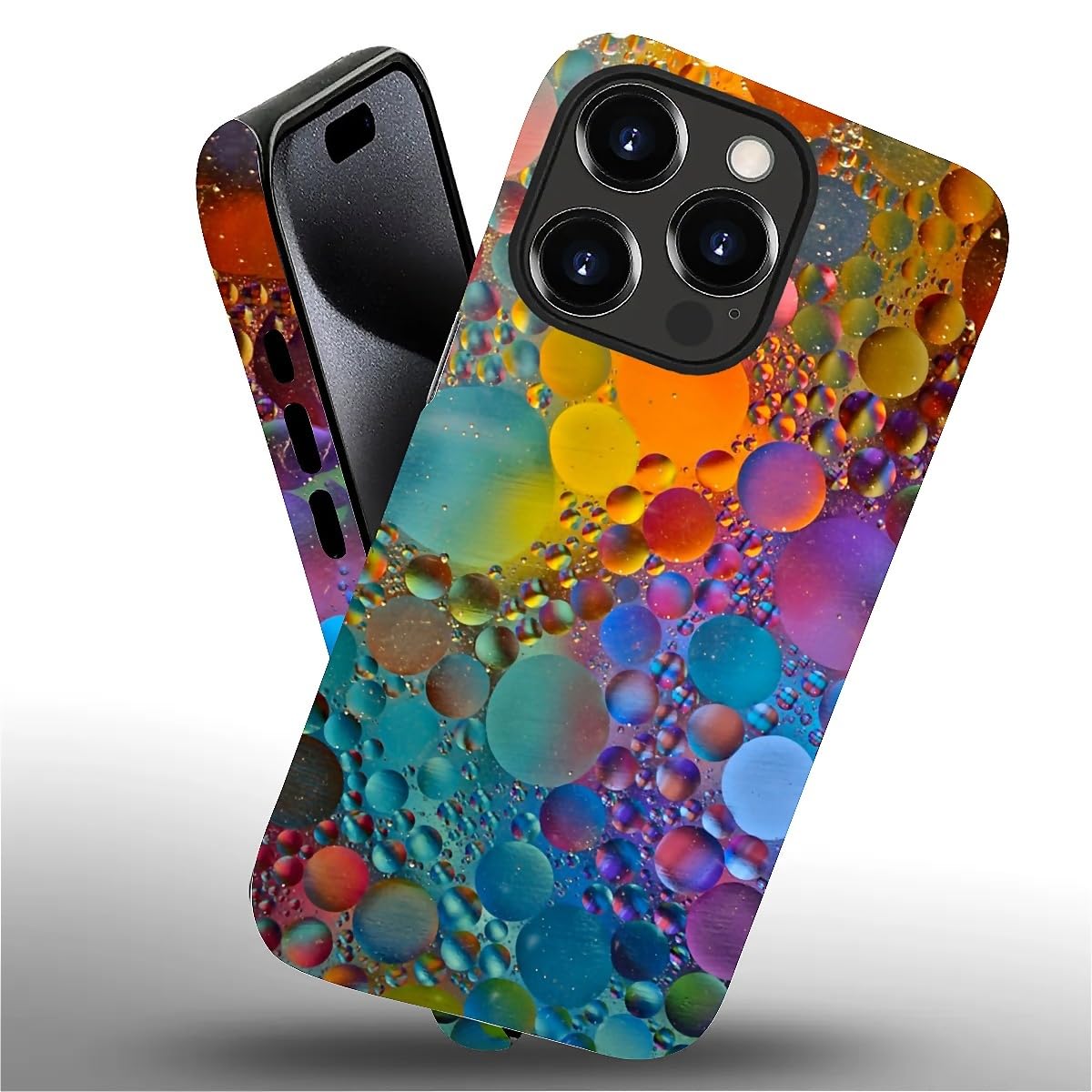 Coque marbré orange iPhone 15 Pro Max pour fille accessoire tendance - 8
