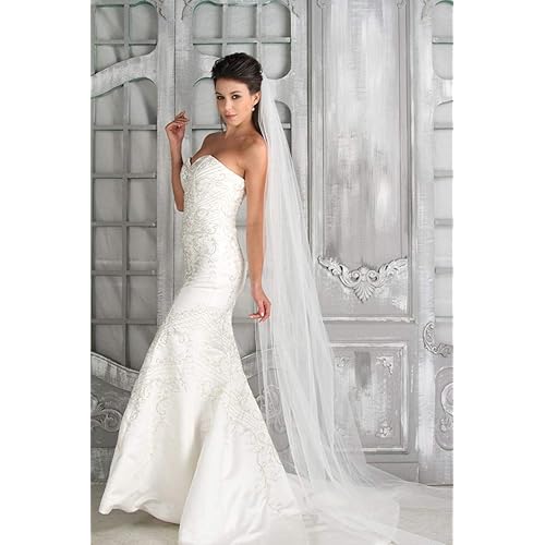 Ursumy Wedding Cathedral Veil Long Veil Soft Tulle Bridal Veils