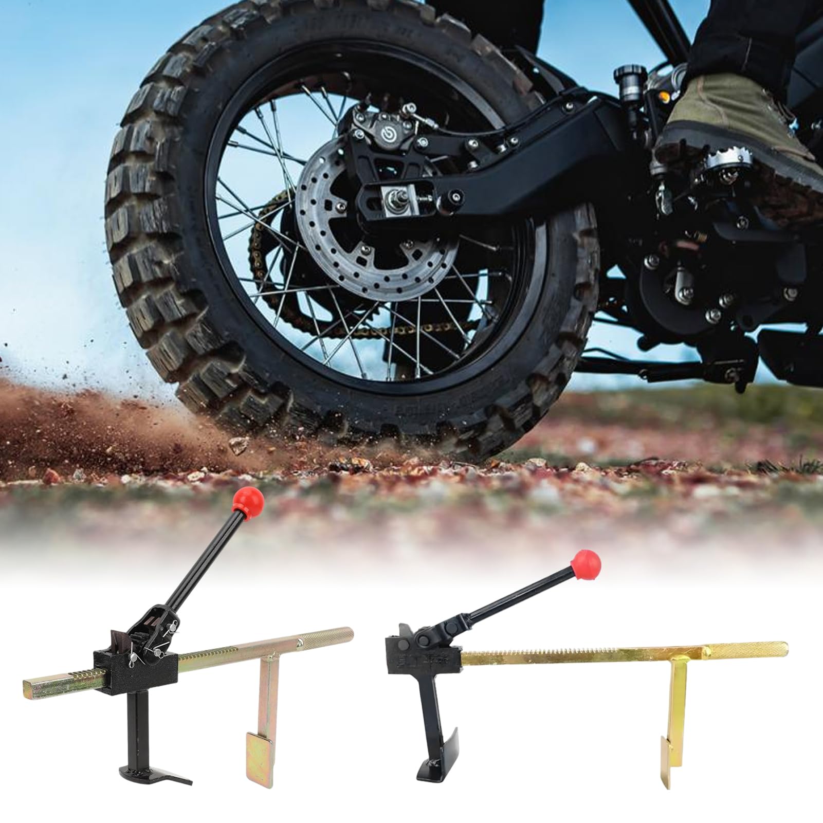 Smontagomme,Attrezzo Per Sostituzione Gomme Moto - Utensile Ruota Manuale per Bici Auto Scooter Veicoli