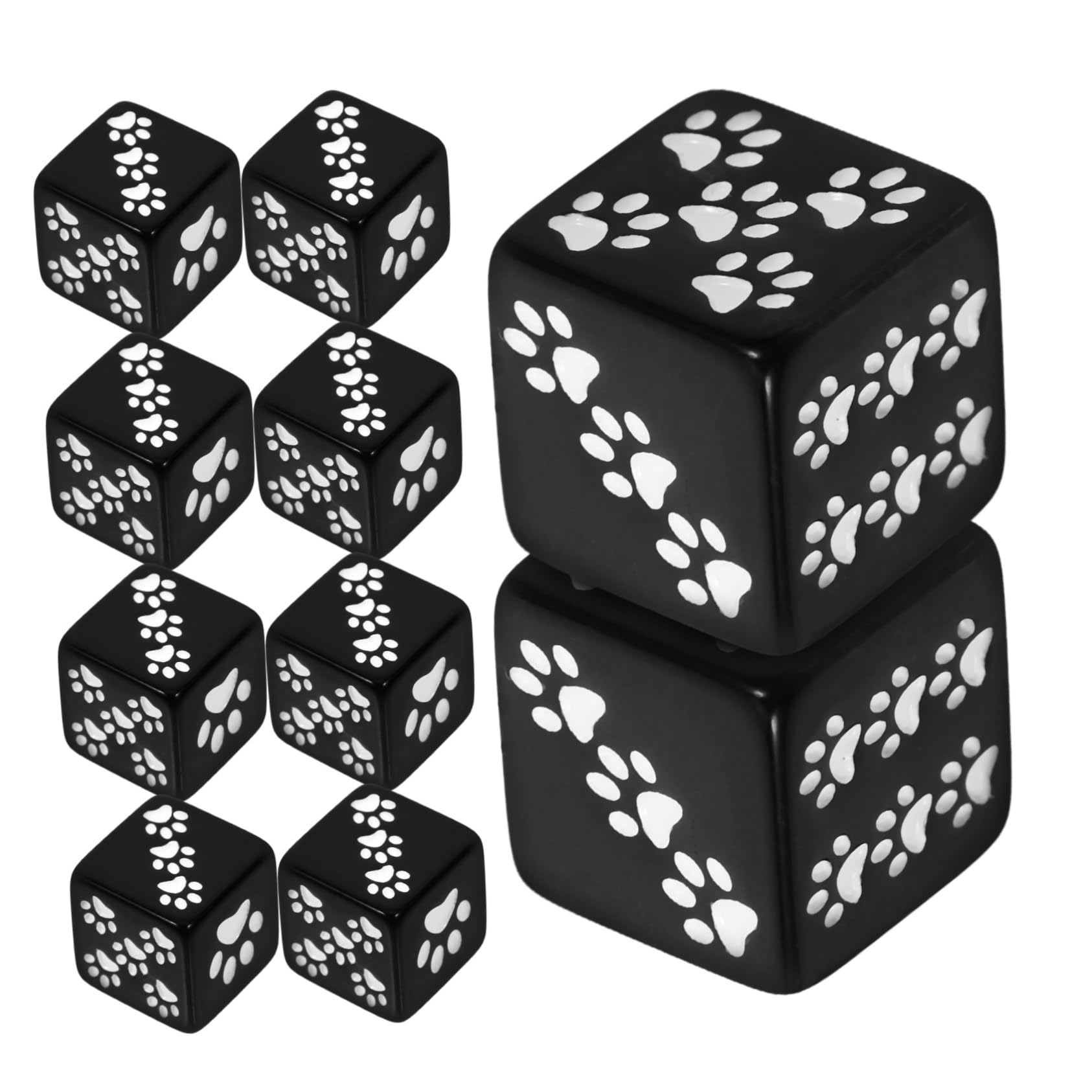 VICASKY 50piezas Dados Cartoon Dados Pequeños para Mesa Accesorios Divertidos para Fiestas y Actividades Sociales