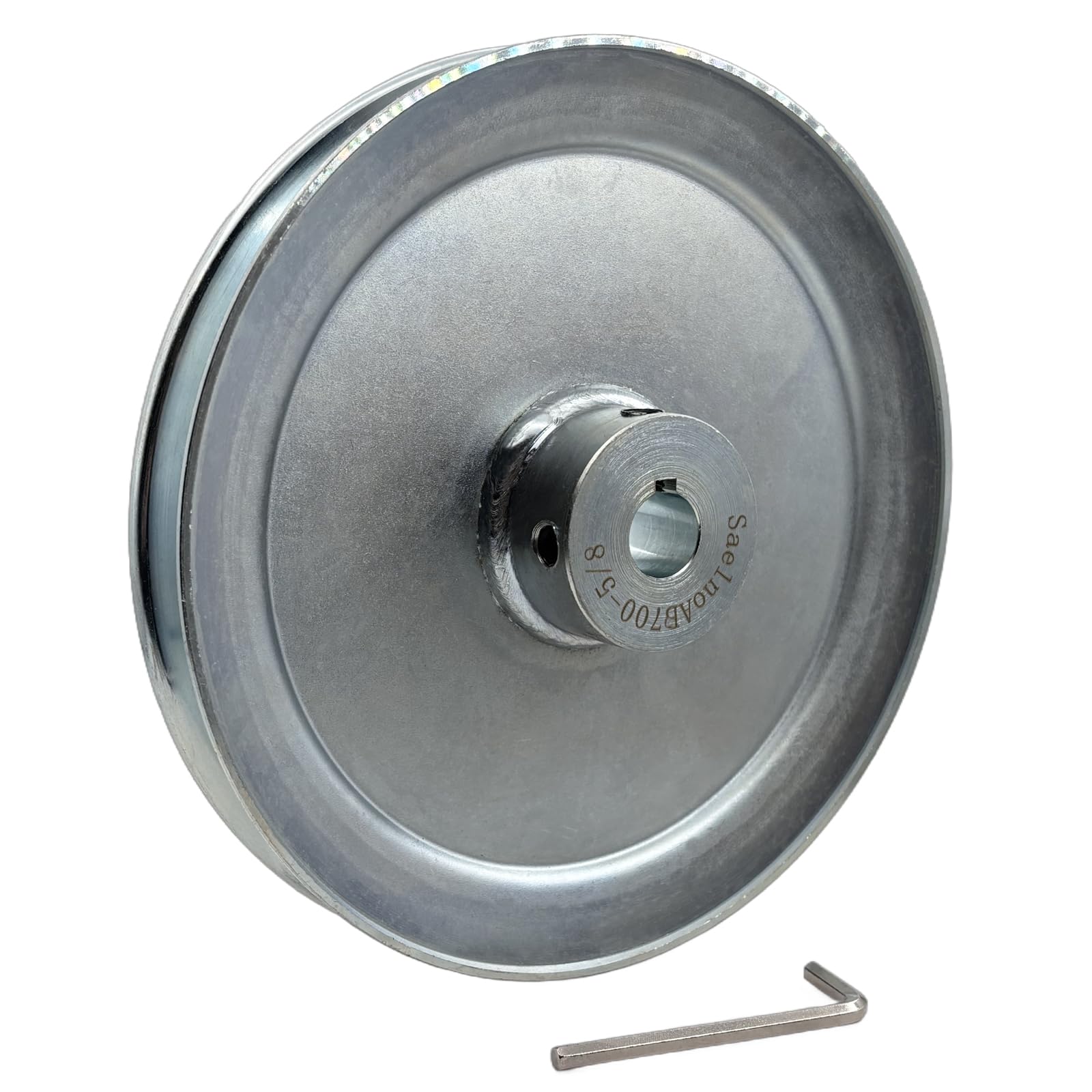 AB700-5/8 Single Groove Web Sheaves,v Belt Pulley 5/8 inch bore 7" OD,Motor Pulley Carbon Steel for A B 5L 4L V-Belts