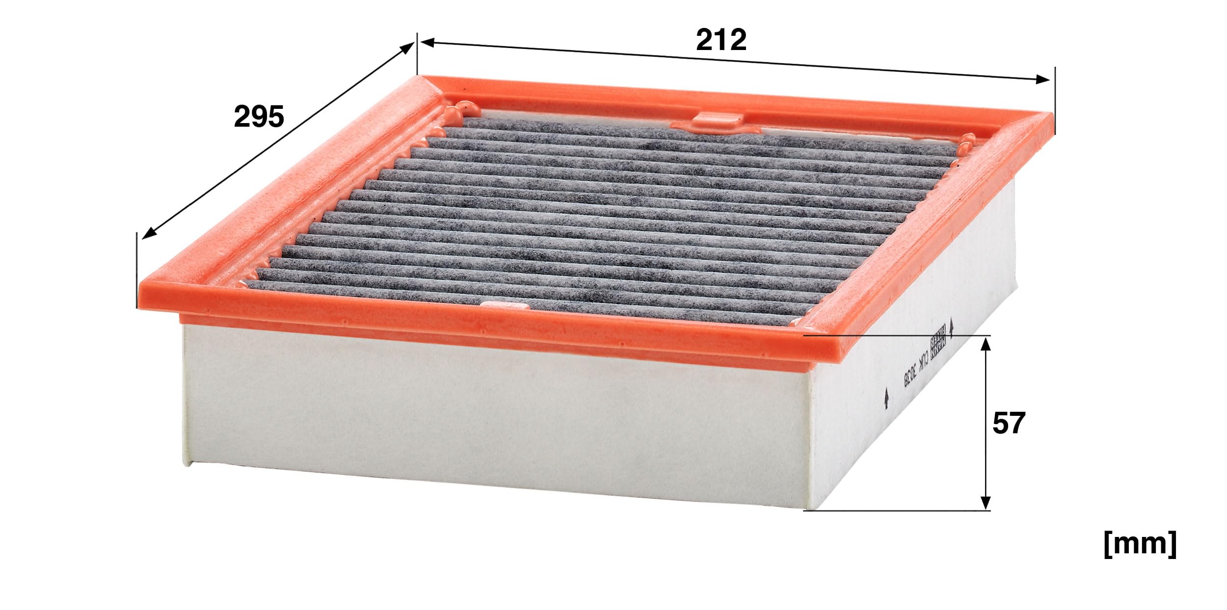 MANN-FILTER, CUK 3038 Filtro de aire de cabina, Carbón activo