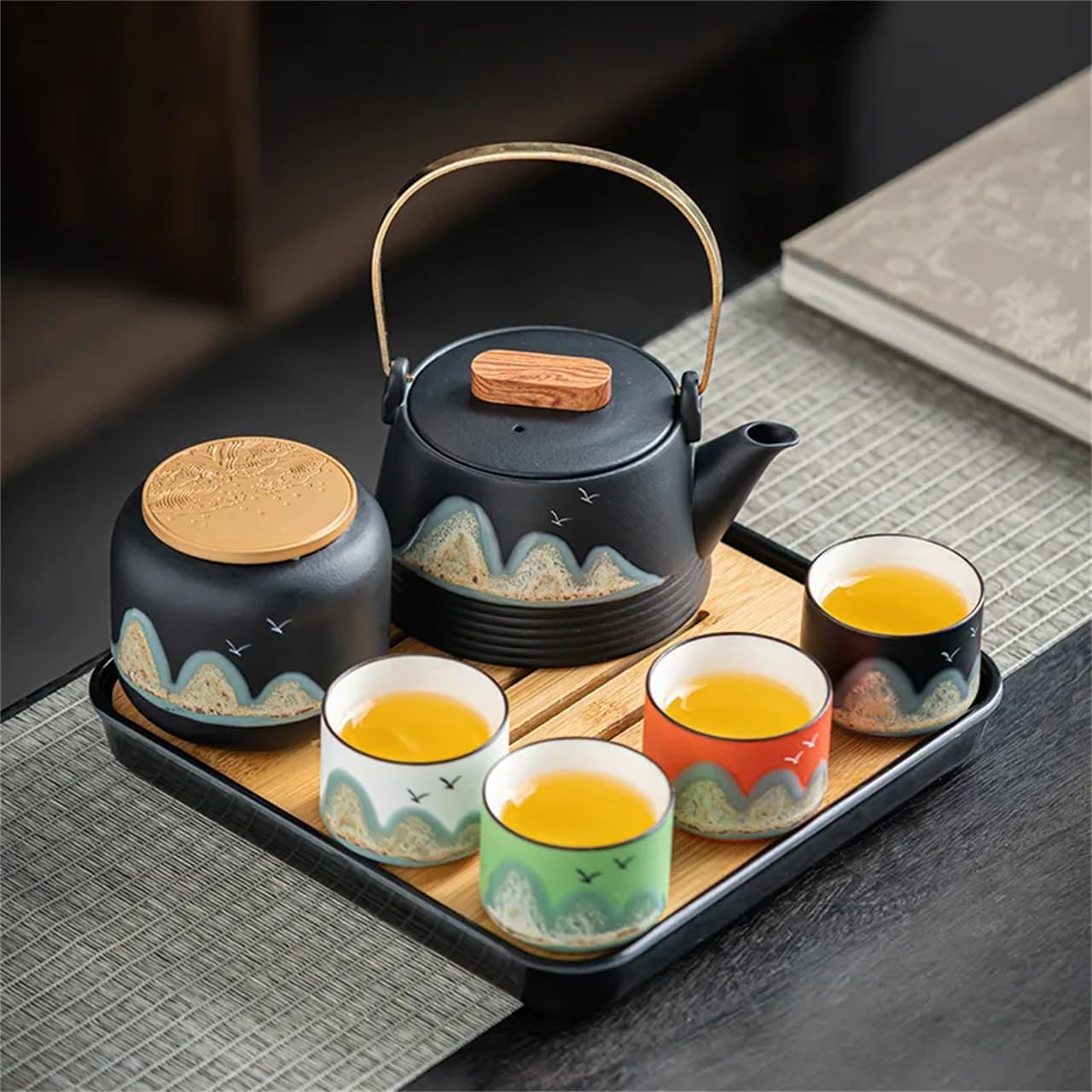 黒備前焼 澁田寿昭 湯冷し 茶具 茶器 陶器 陶器 黒備前焼 澁田寿昭 湯