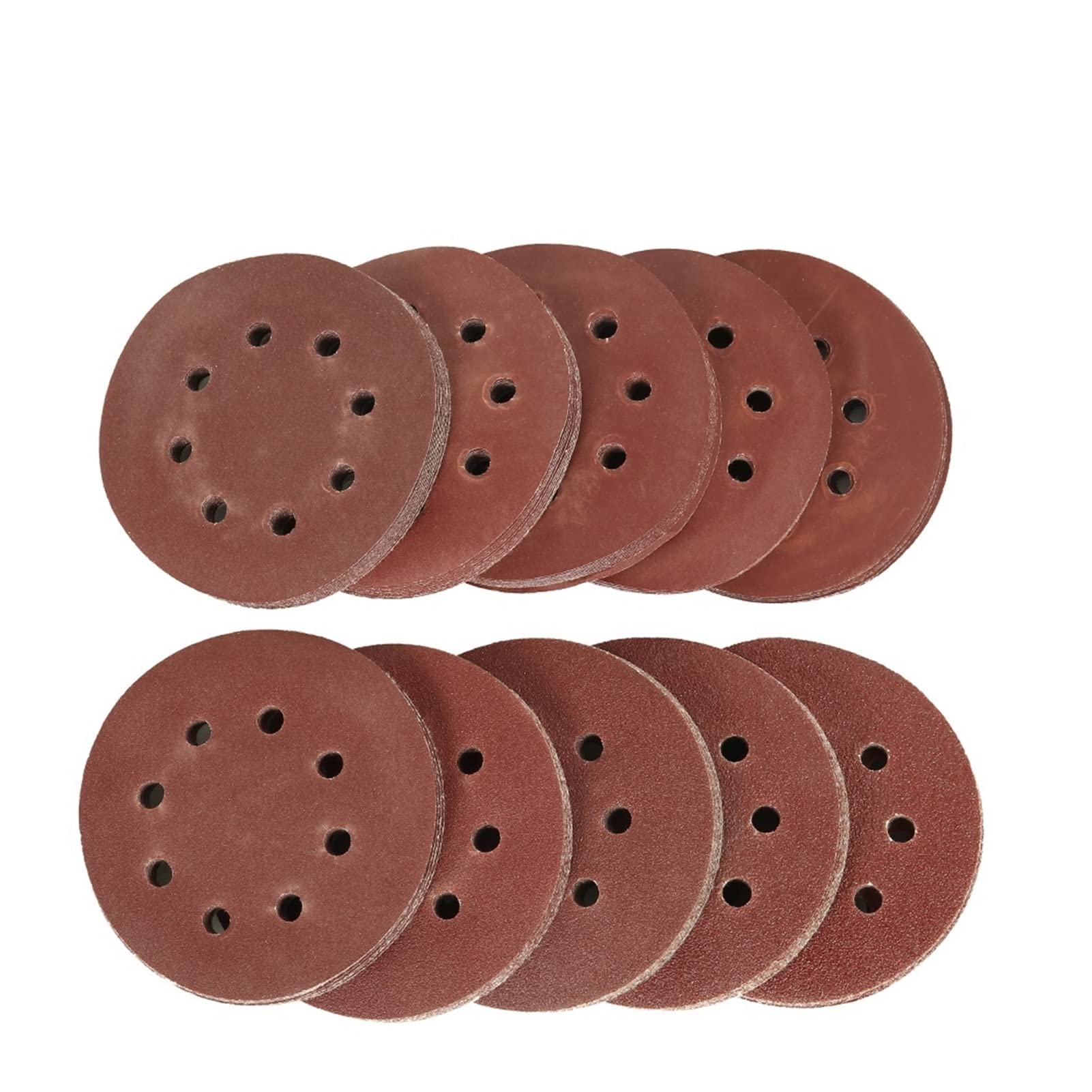 Papel de lija abrasivo ZSBLXHHJD 100 piezas 6 "discos de lijado 40/60/80/180/400/800 Discos de lijado Discos de grilletes for discos de pulido (Color : 100Pcs 6inch)