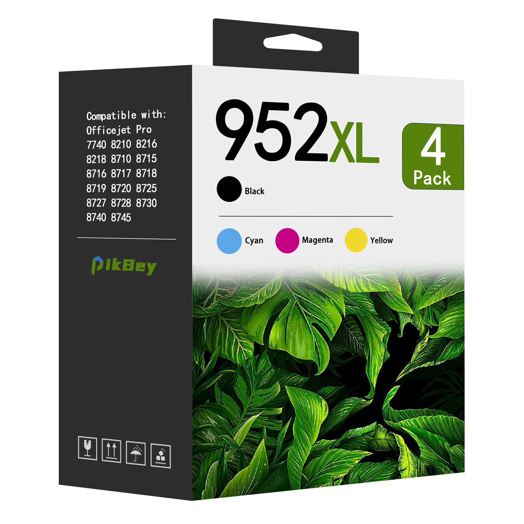 Photo 1 of 952XL Ink Cartridges Combo Pack (4-Pack, Black/Cyan/Magenta/Yellow) Compatible 952XL Ink Cartridges Replacement for 952XL Ink for OfficeJet Pro 8710 8210 8715 8720 8702 7740 Printer