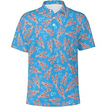 Funny Mens Golf Shirt Moisture Wicking Dry Fit Mens Polo Shirts Dry Fit Performance Mens Golf Shirts Fashion Print