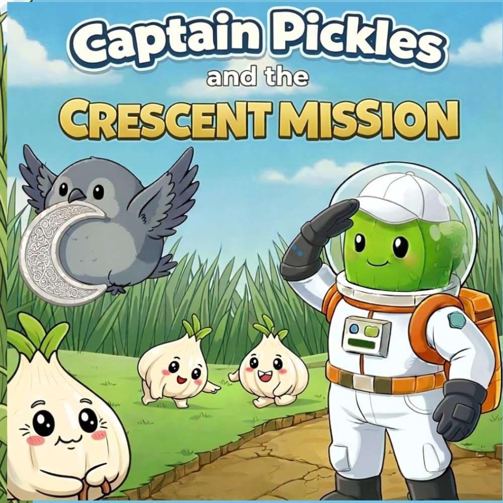 Captain Pickles and the Crescent Mission: A Fun Crescent Shape Adventure Workbook for Toddlers and Kindergarten | Learn to Trace, Draw, Recognize & ... Fun (Captain Pickles Shape Training Missions)