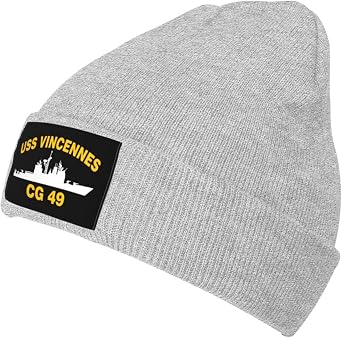 TARVIT USS Vincennes CG 49 Flag Baseball Caps Denim Hats Cowboy Knit hat Fishermans hat