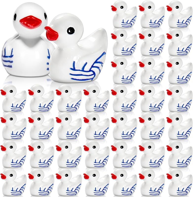 90 PCS Mini Resin Volleyball Ducks – Small Sports Figurines for Party Favors, Cake Toppers, Tournament Decorations, Bulk Set for Fans, Coaches & Team Gifts – Quack Attack!