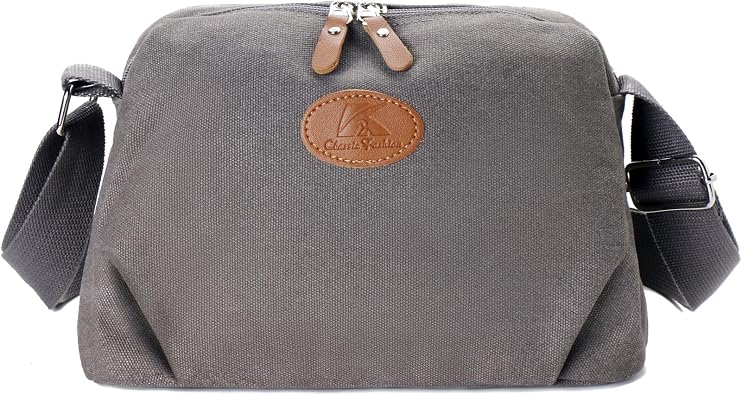 Crossbody Bag for Women Small Canvas Lightweight Casual Purses for Travel Daily