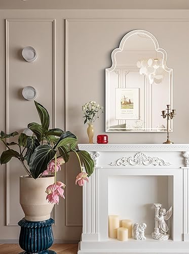 Miniatura 4 de Espejo decorativo de pared, espejo de acento moderno para sala de estar, escritorio de entrada, comedor