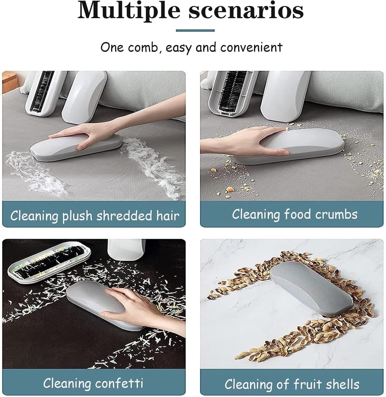 Multi-Functional Table Crumb Sweeper, Handheld Carpet Sweeper Cleaner image 5