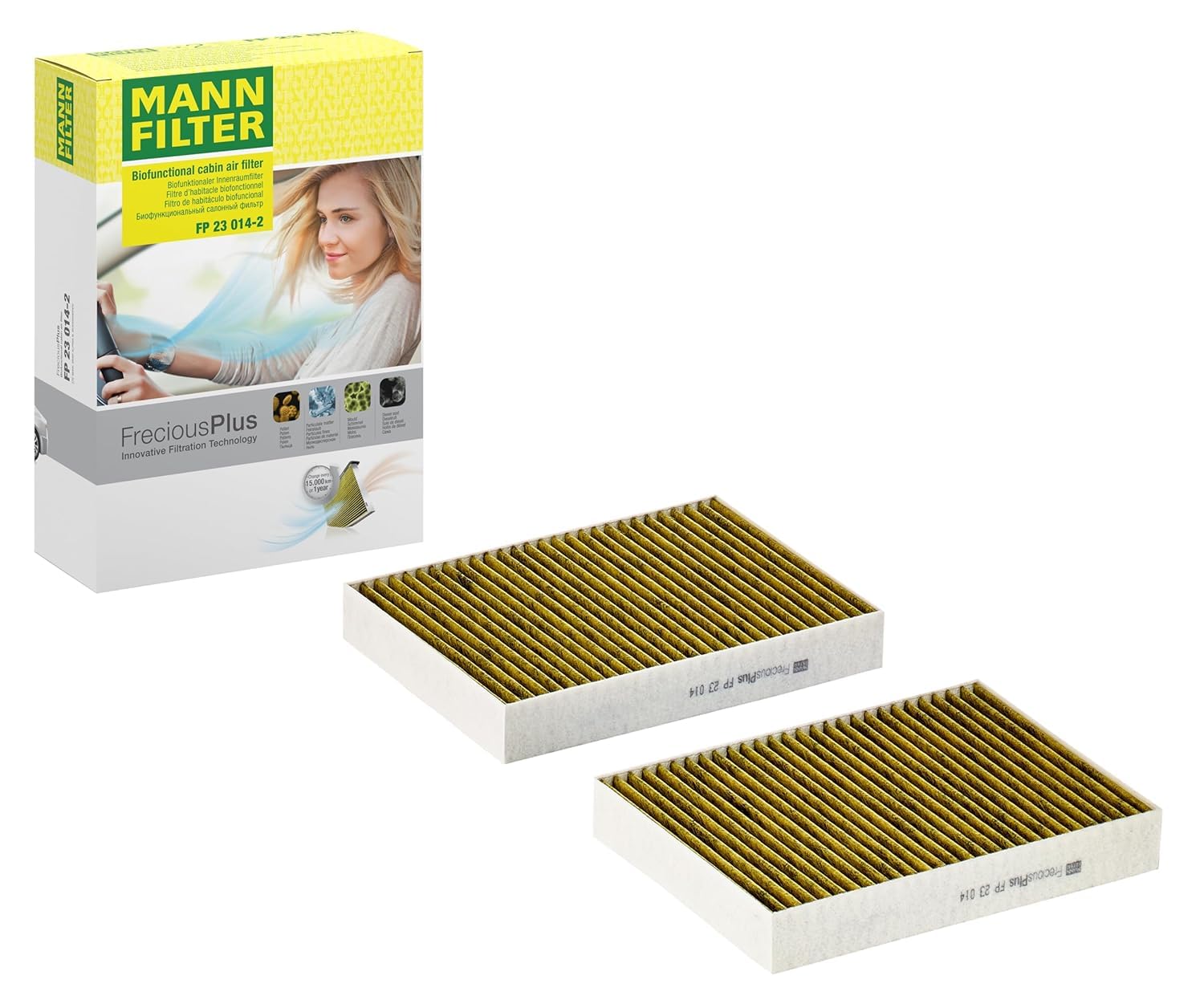 MANN-FILTER, FP 23 014-2 Innenraumfilter, Premium-biofunktional