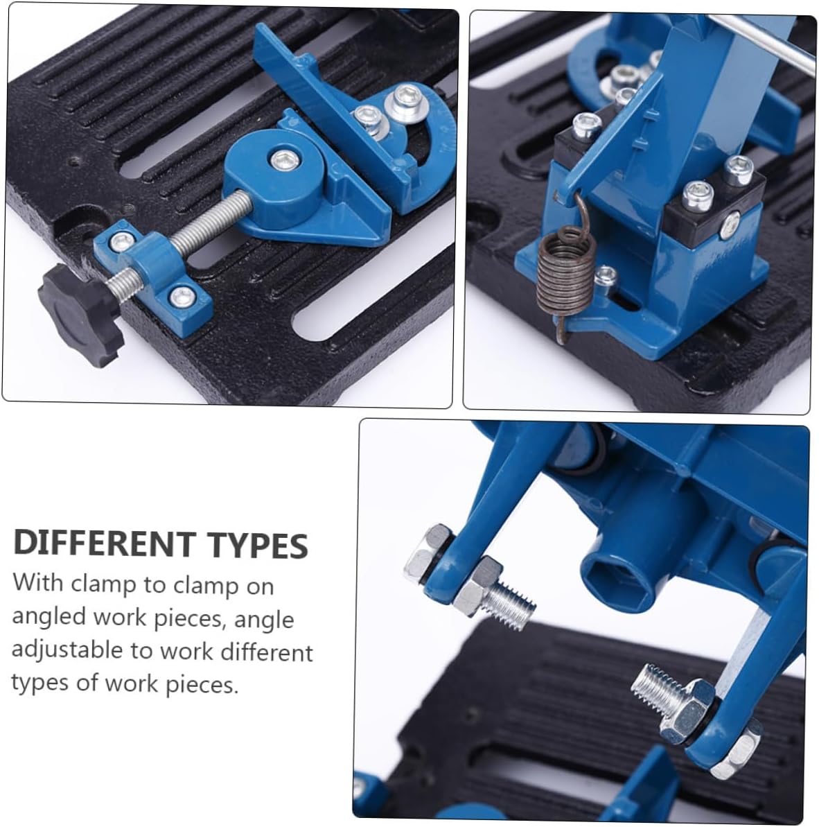 Angle Grinder Stand Cutting Machine Support Bracket Fixed Angle Holder Desktop Rack for Grinding Tools and Cutting Accessories