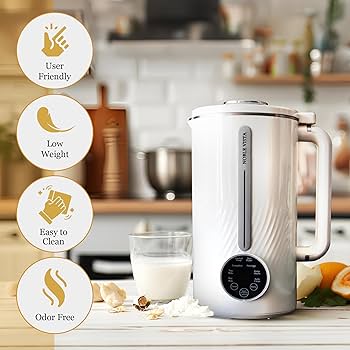 Noble - MILK Amazon.com: NOBLE VISTA 8 In 1 Nut Milk Maker Machine, Milk