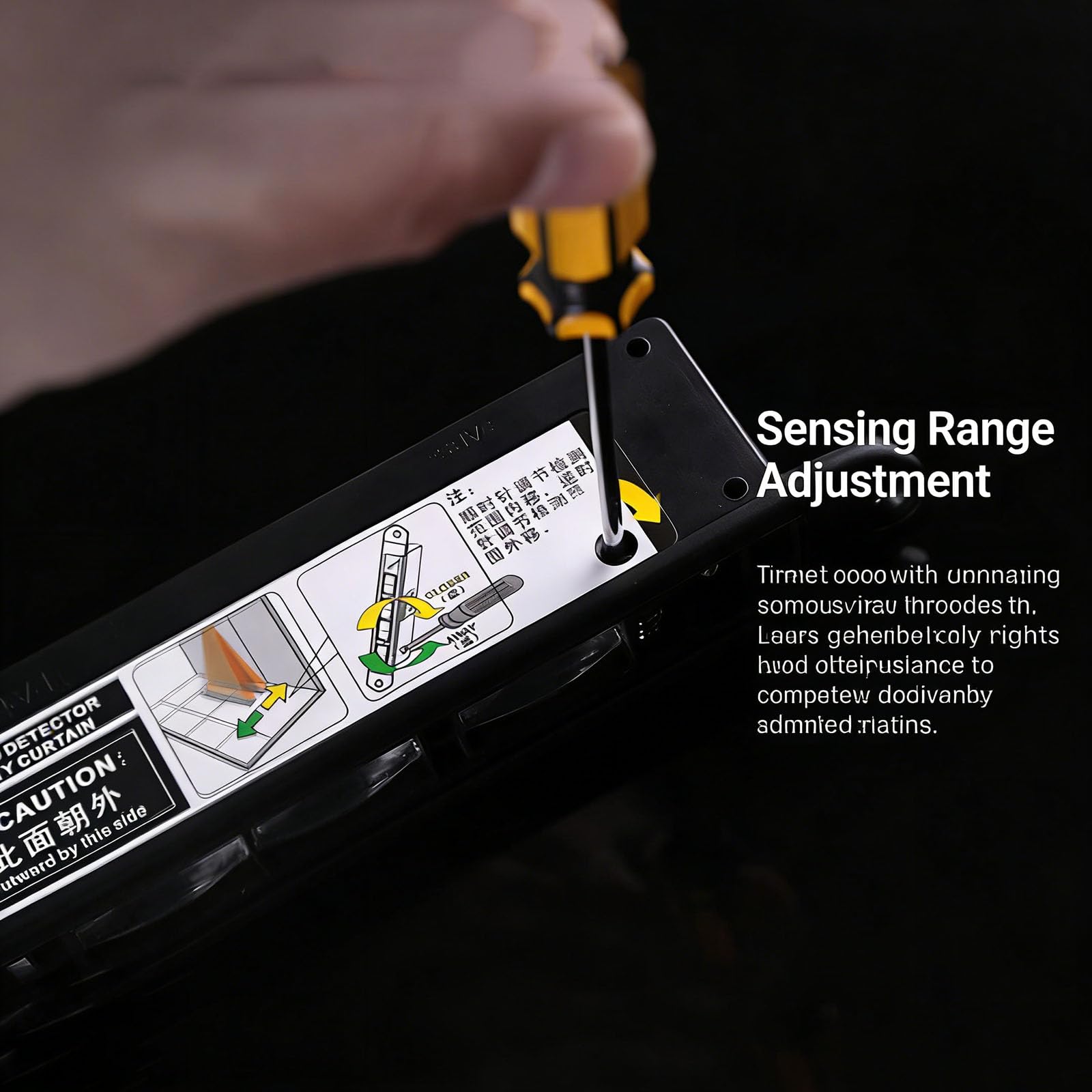 Sensor De Seguridad Infrarrojo Antipinzamiento, Cortina De Luz De Seguridad Automática para Puertas Correderas, con Indicador LED, Ajuste De Rango De Detección, Tiempo De Respuesta <100 Ms