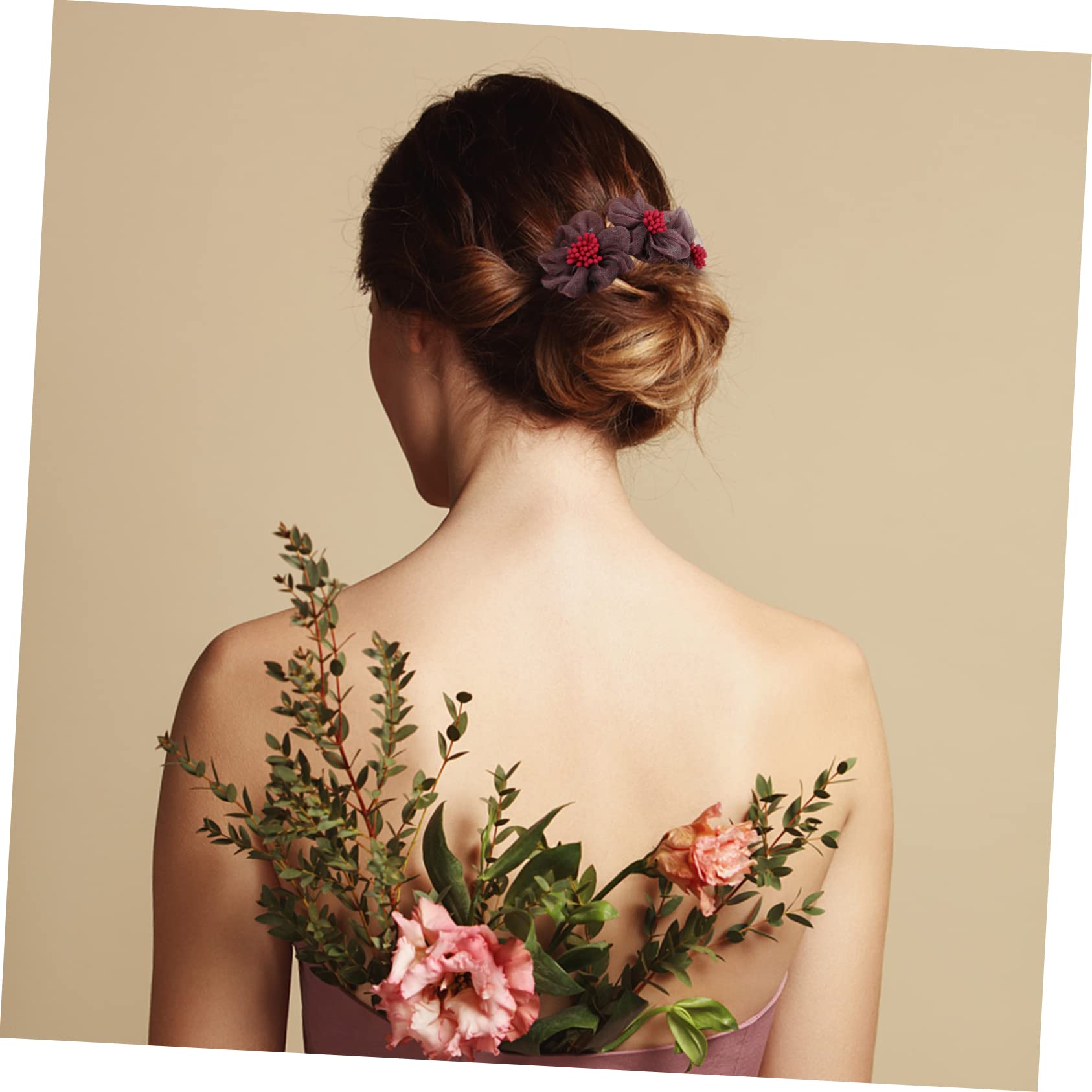 DOITOOL 12stücke Teiliges Blumen Haarknoten-maker Für Frisuren Flexibles Haarschmuck Zubehör Für Mädchen Hautfreundlich Und Haltbar Für Feste Und Anlässe