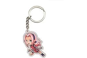 DYNAMIS Sakura Keychain: Unleash the Blossom of Battle!
