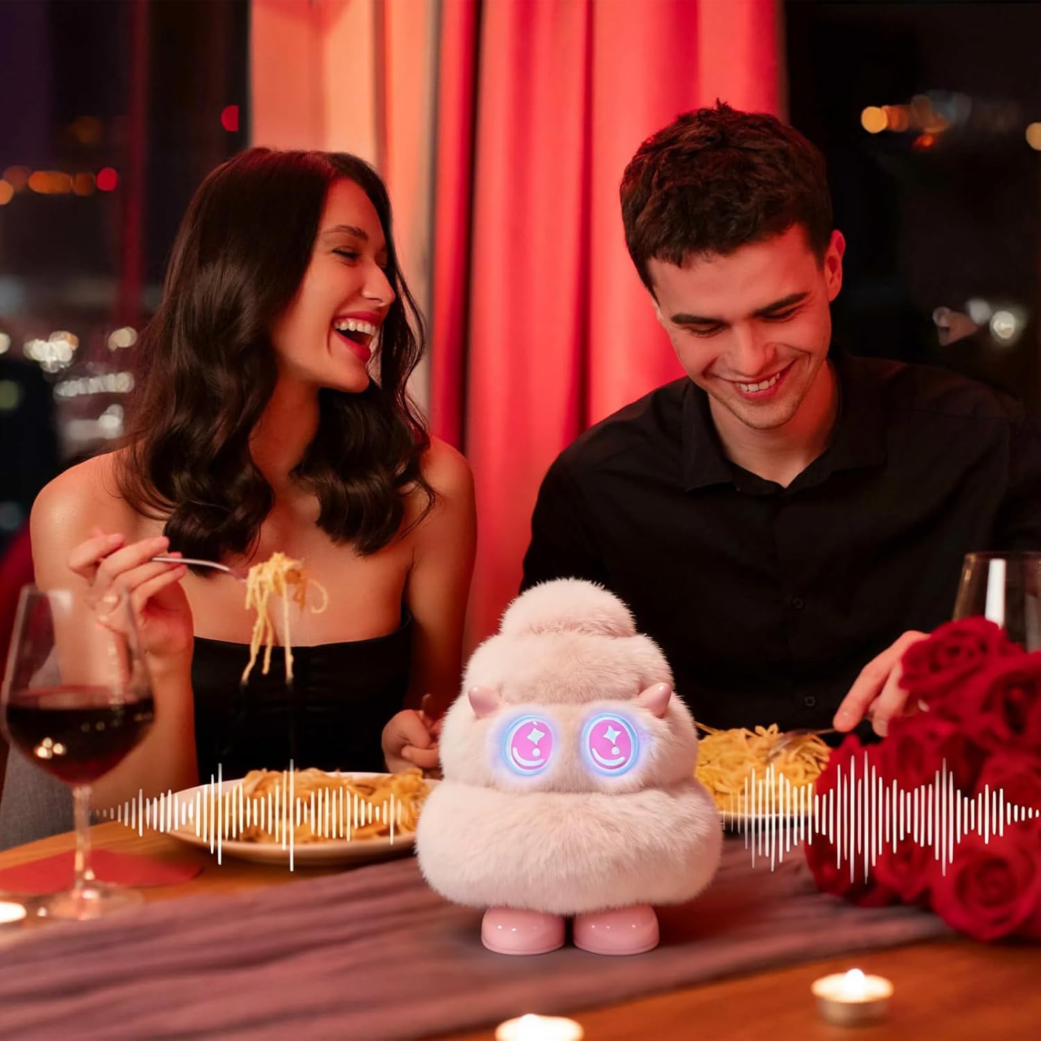 Portable Bluetooth Speaker with LED Light,Powerful Stereo Sound Deep Bass,Wireless Bluetooth Speaker Gifts for Him Her Adult Teen Kids for Valentine's Day, Teacher's Day, Christmas, Birthday