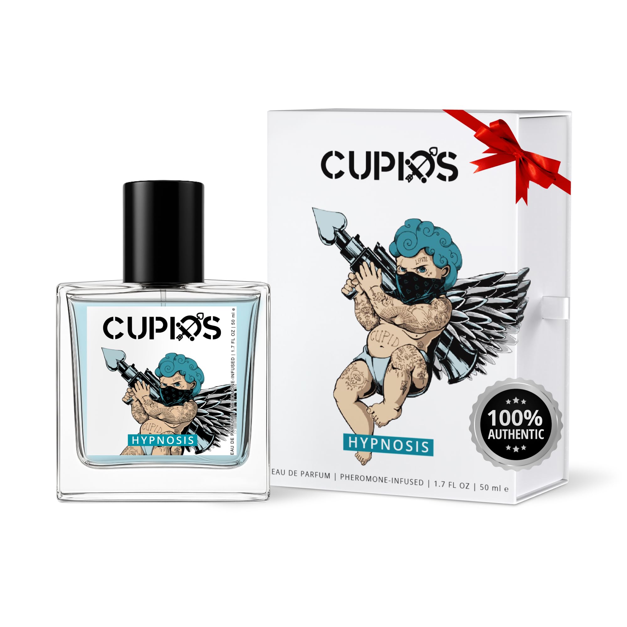 CupidsOriginal Edp Hypnosis 2.0 Eau de Cologne with Pheromone Infusion for Scent, Pheromone Perfume, 50 ml