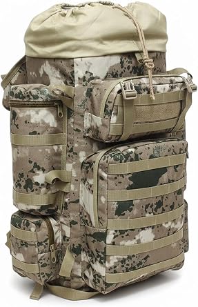 Taktik Dağcı Hedef Sırt Çantası 110L – Cordura 1000D, Alüminyum Destekli, Suya Dayanıklı, Ortopedik Sırt Sistemli, MOLLE Askeri Kamp Çantası