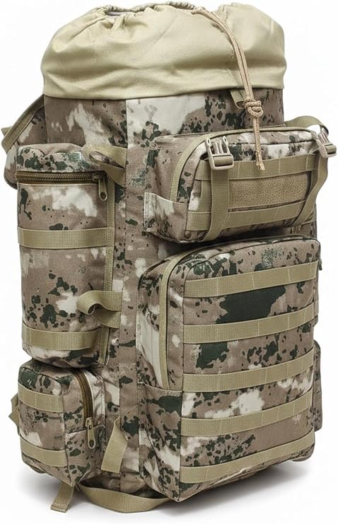 Taktik Dağcı Hedef Sırt Çantası 110L – Cordura 1000D, Alüminyum Destekli, Suya Dayanıklı, Ortopedik Sırt Sistemli, MOLLE Askeri Kamp Çantası