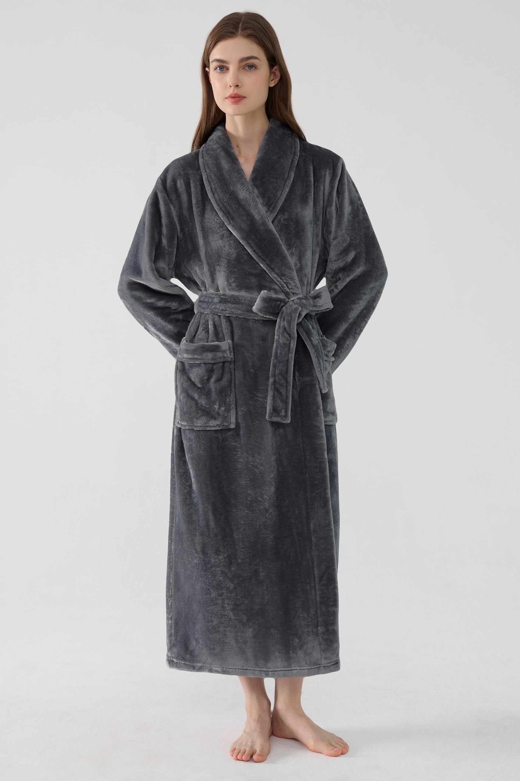 Heavyweight Robe Snapklik.com : Amorbella Plush Robes For Women Long Warm Fleece Soft ...