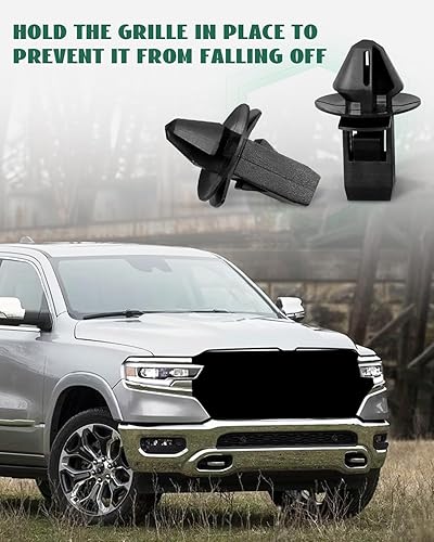 Miniatura 4 de Clips de moldeo de rejilla para Ram 1500 2013 2014 2015 2016 2017 2018 2019 2020, apto para Ram 2500 3500 4500 5500 2013 2014 2015 2015 2010 6 201 7