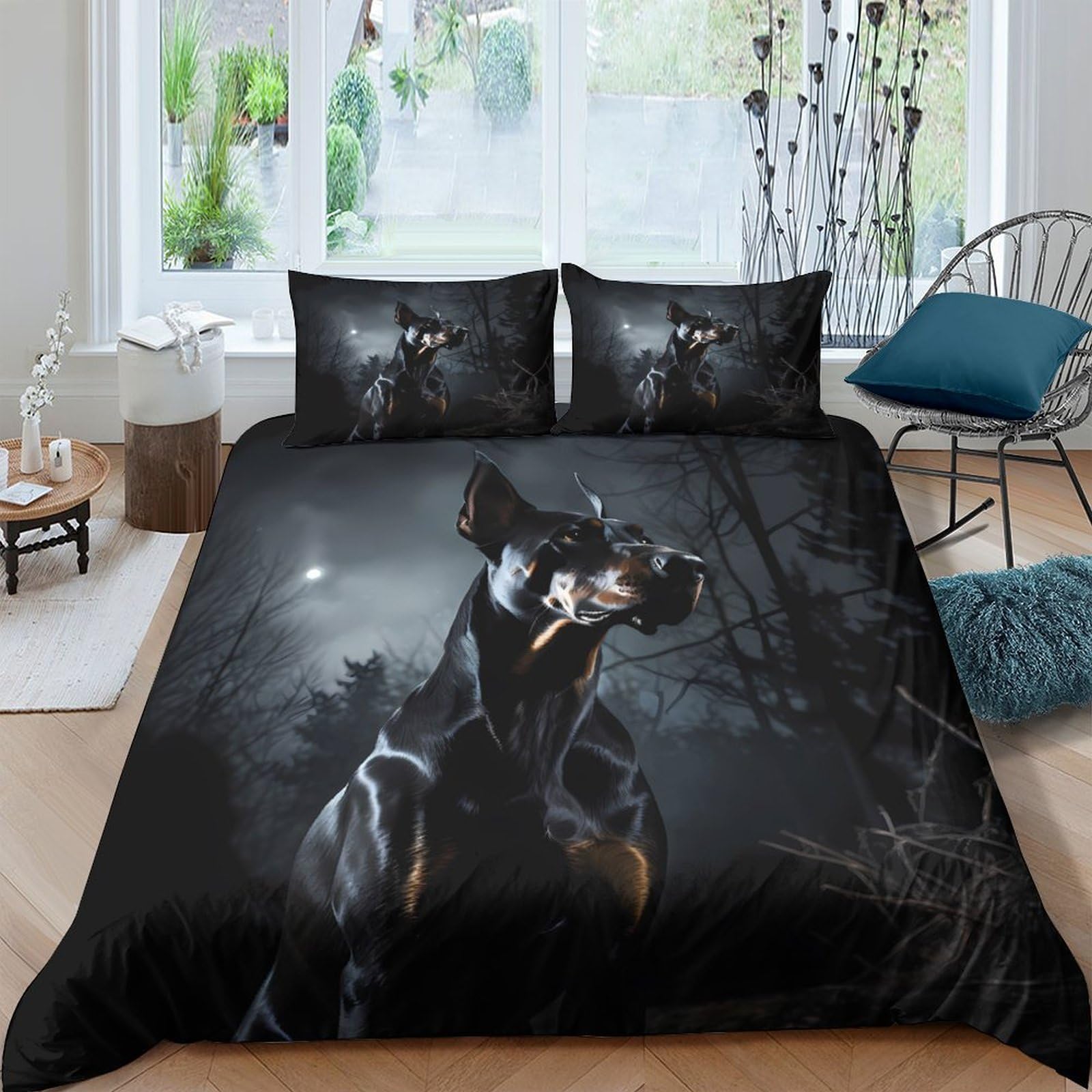 Ctjqhvkz Style-9 3D Printed Mattress Cover Microfiber With Anti-Slip Design For Bed Protection And Easy Care In Bedroom And Guest Rooms Single（135X200cm）