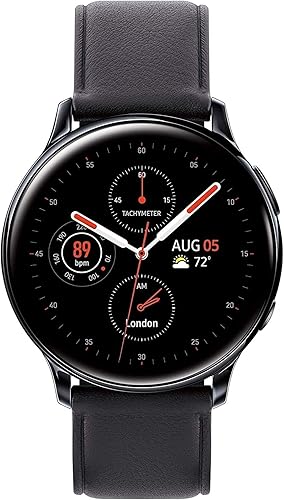 SAMSUNG Galaxy Watch Active2 LTE Smartwatch (acero inoxidable, 1.575 pulgadas, negro) (renovado)