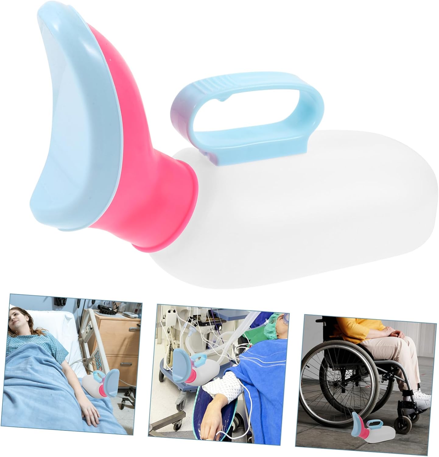 Outanaya Soft Mouth Urinary Pot Lid for Women Portable Travel Urinal Reusable Emergency Urination Device