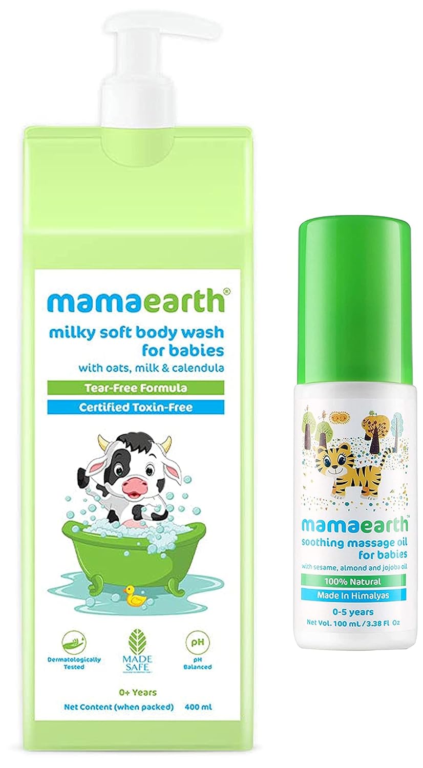 Buy Mamaearth Soothing Baby Massage Oil, with Sesame, Almond & Jojoba