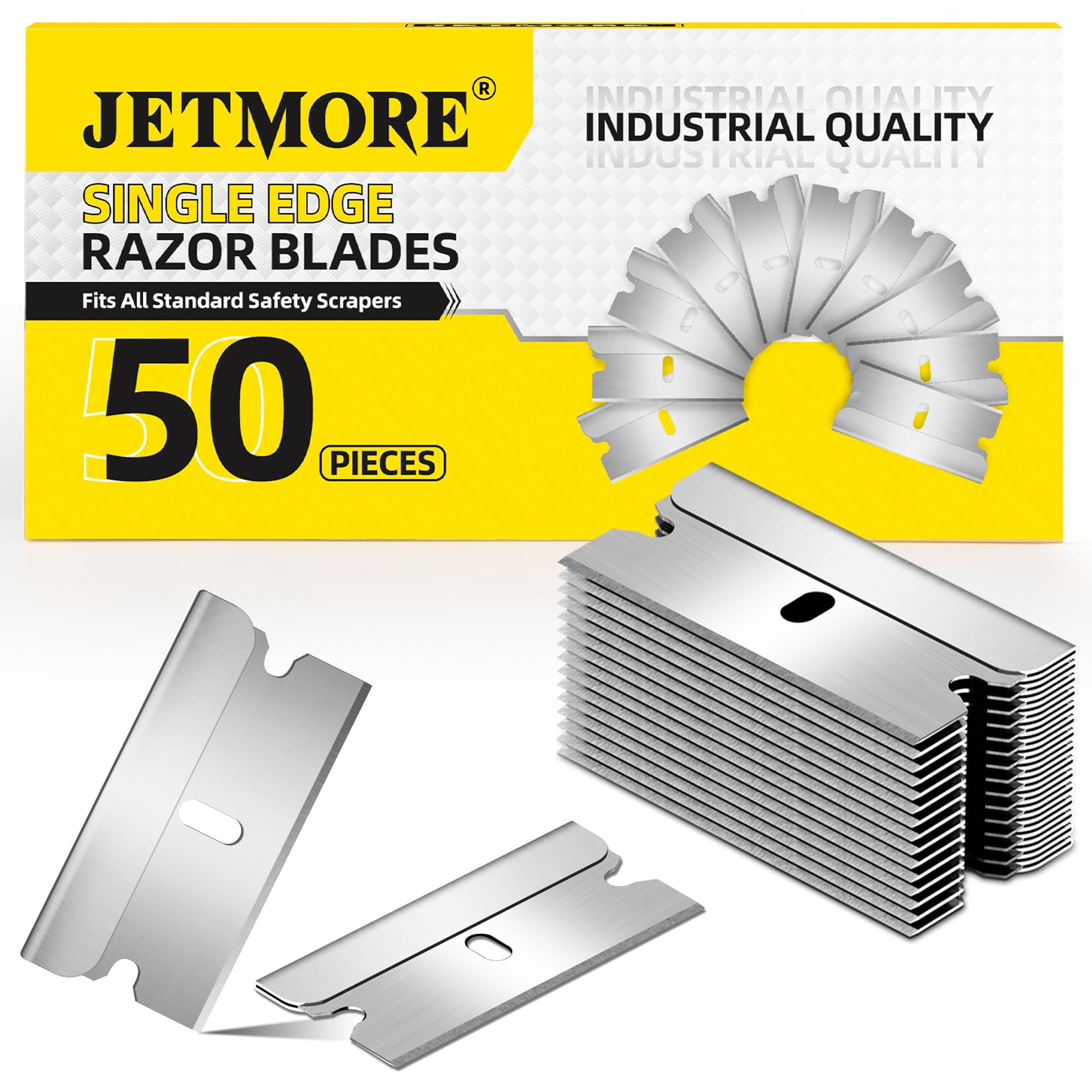 Jetmore Razor Blades - 50 Pack -1 Jetmore Razor Blades - 50 Pack -1