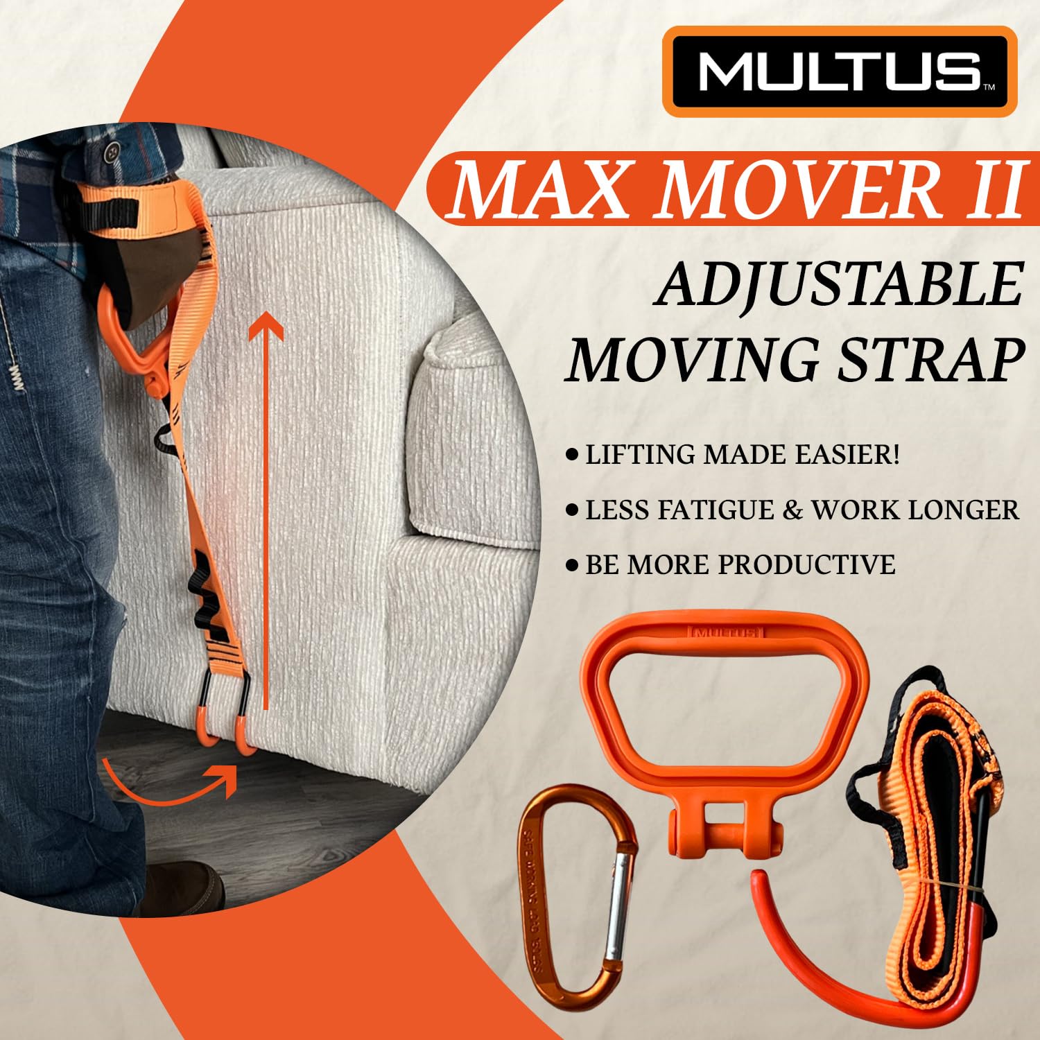 MULTUS Max Mover II Panel Carrier - Drywall & Plywood Carrie -6
