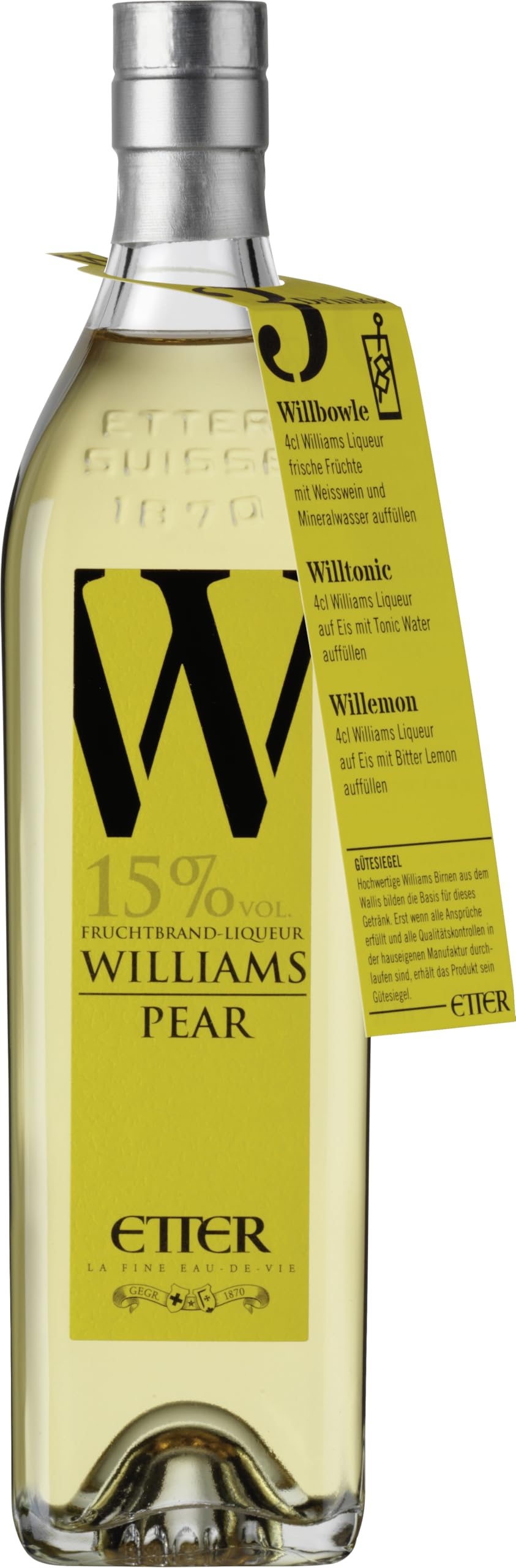 Etter Williams-Birne New Generation Fruchtbrand-Likör Schweiz (1 x 0.35 l)