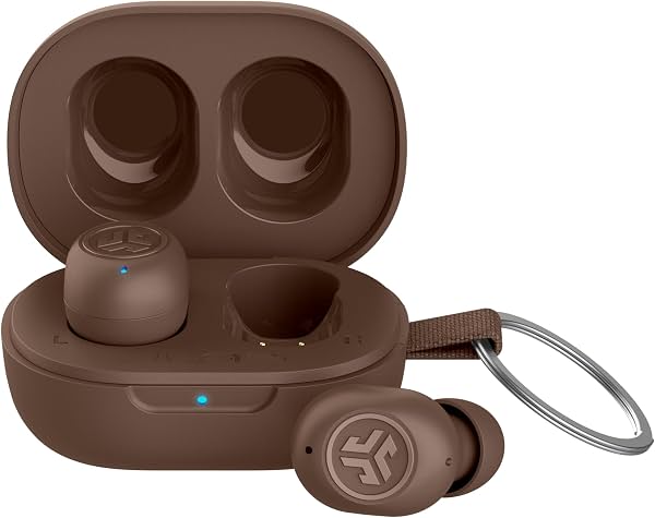 JLab JBuds Mini Tones Audífonos inalámbricos, Bluetooth multipunto, resistentes al sudor IP55, audio Be Aware, llamadas claras, Tones