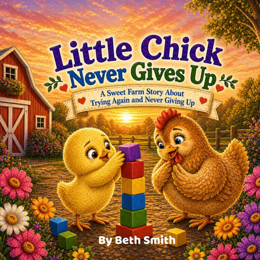 Little Chick Never Gives Up: A Sweet Farm Story About Trying Again and Never Giving Up (Little Chick Big Adventures)